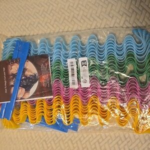 Colorful Wave Hair Curlers Set